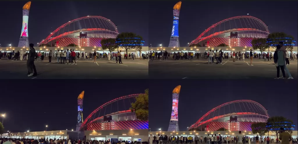 Torch Screen - Al Nasser Vs Duhail Match